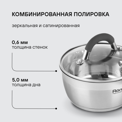 Набор посуды Rondell Flamme RDS-040