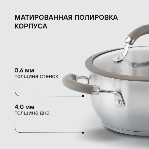 Набор посуды Rondell Balance RDS-756