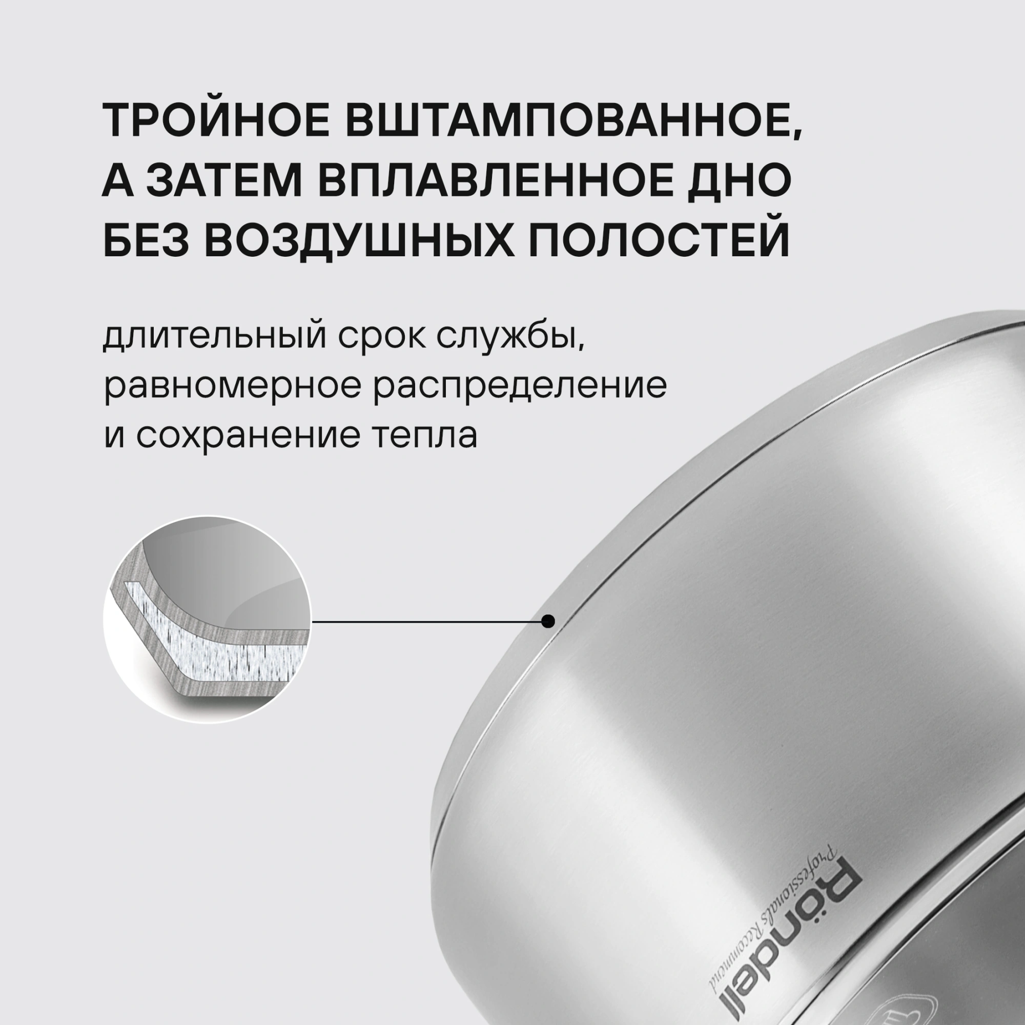 Кастрюля Rondell Strike RDS-814