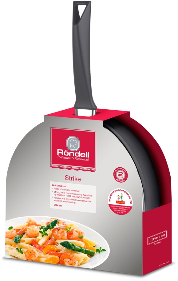Сковорода ВОК (WOK) Rondell Strike RDA-1398