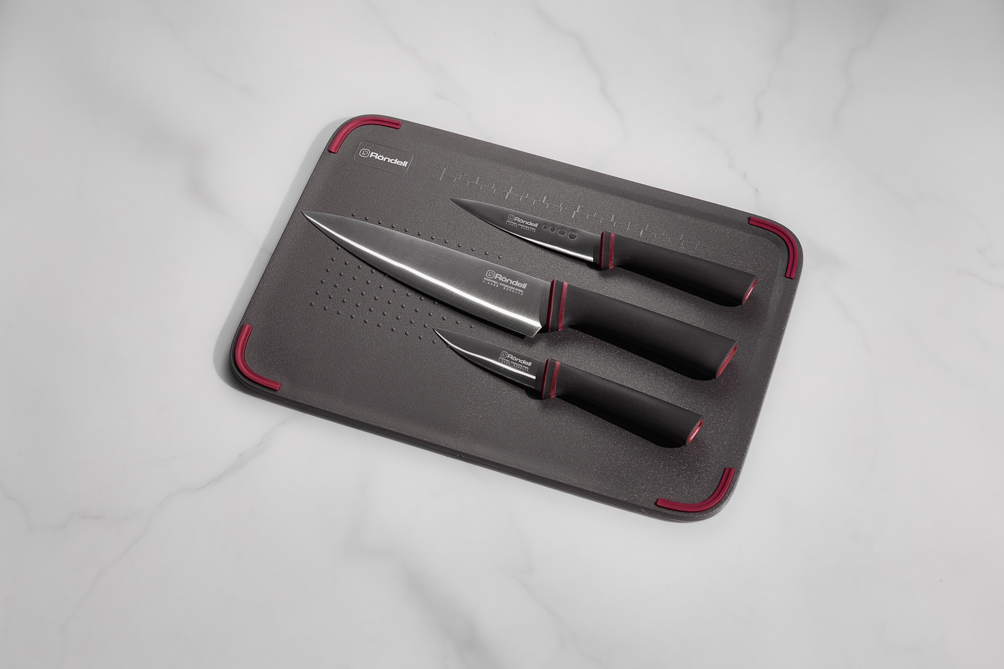 Набор ножей кухон. Rondell Strike RD-1491