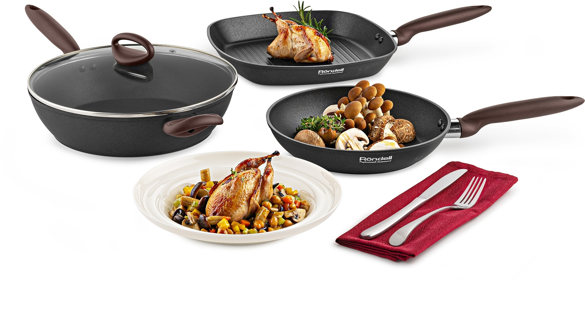 Сковорода ВОК (WOK) Rondell Tierno RDA-1581