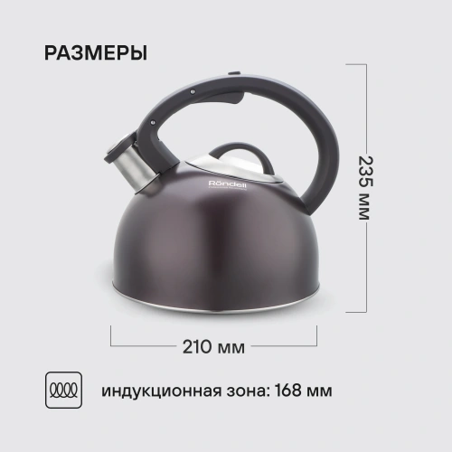 Чайник металлический Rondell Tierno RDS-1900