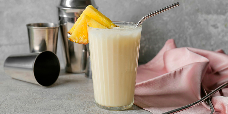 Пина Колада со сливочным мороженым