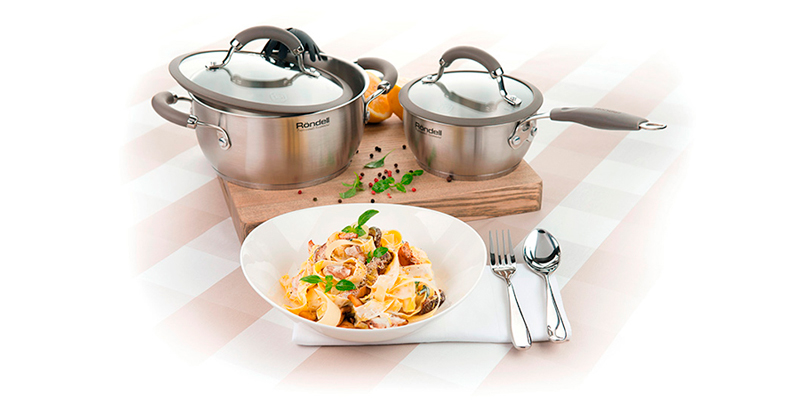 Папарделле с белыми грибами и анчоусами