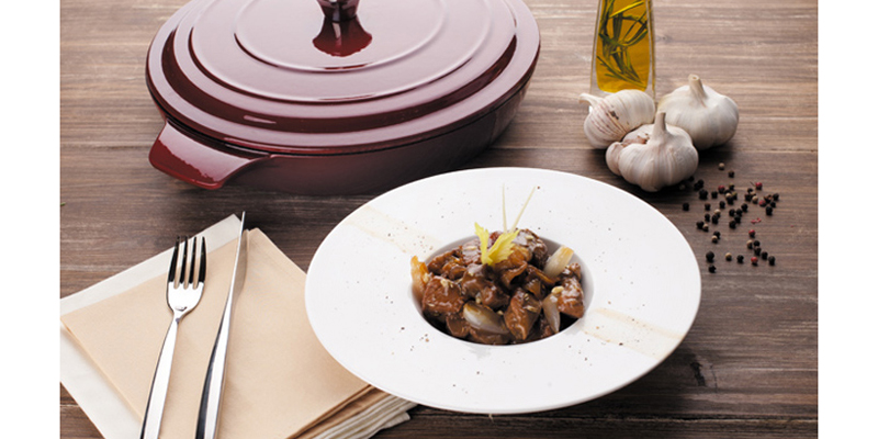 Свинина, тушёная с тёмным пивом