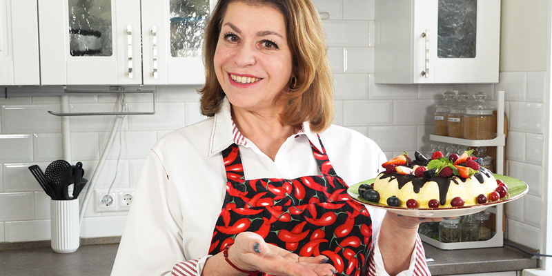 Шарлотка с яблоками