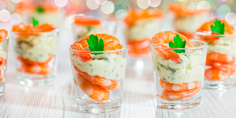 Креветки с соусом Тартар