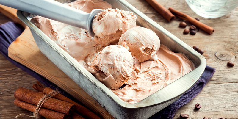 Бананово-кофейное мороженое