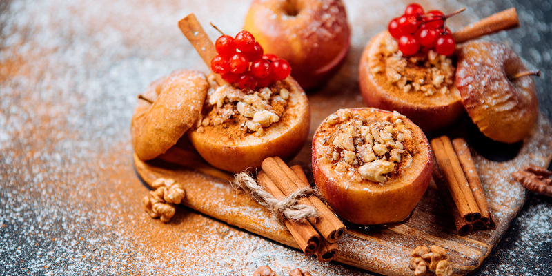 Яблоки запеченные в мультиварке